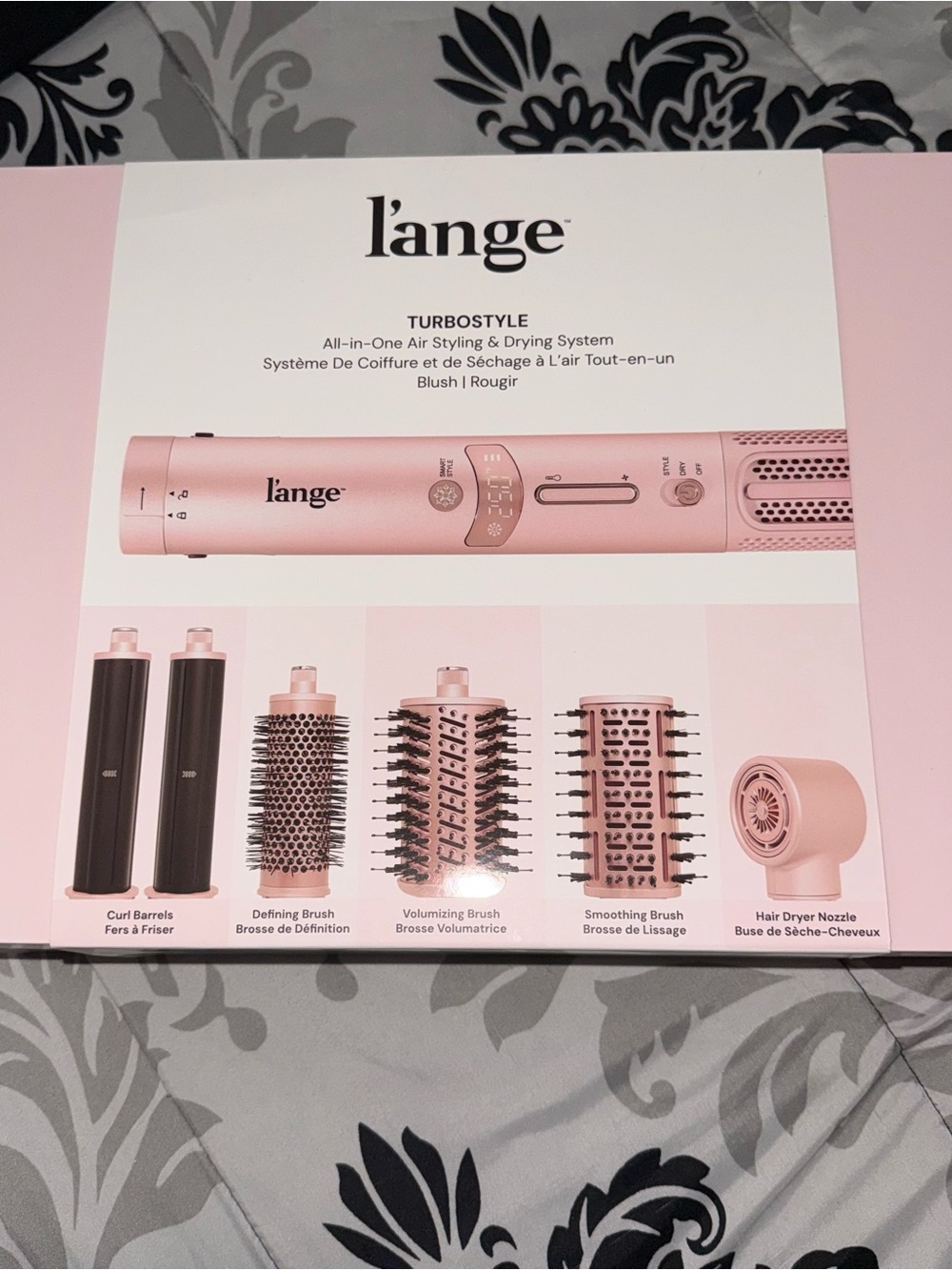 l'ange Blush Pink TurboStyle All-in-One Hair Styling & Drying System